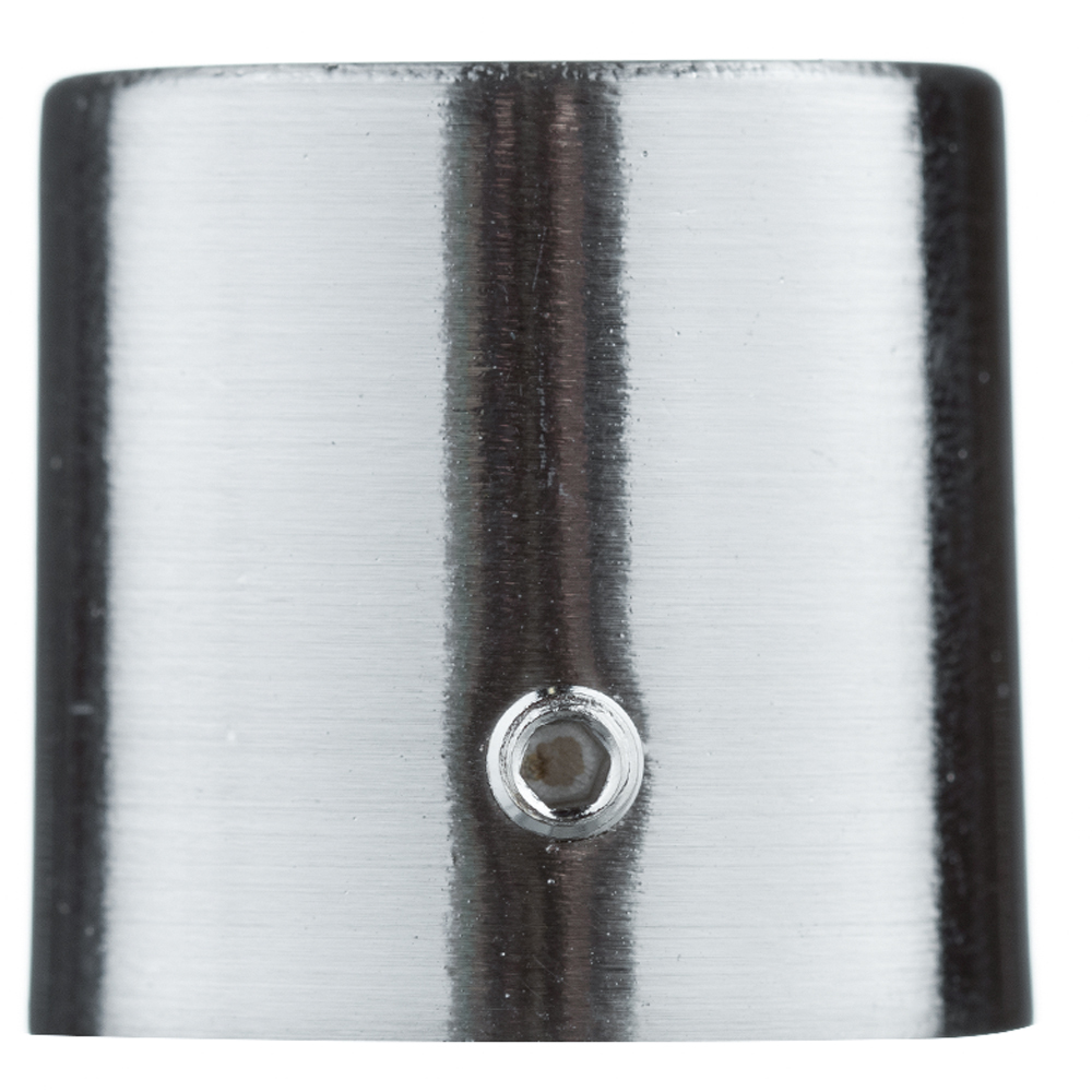 Наконечник Цилиндр d 20 мм серебро 2 шт.