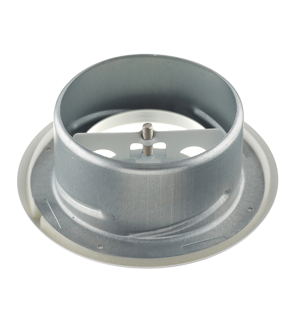 Анемостат вытяжной Era Pro регулируемый стальной с полимерным покрытием d100 мм белый