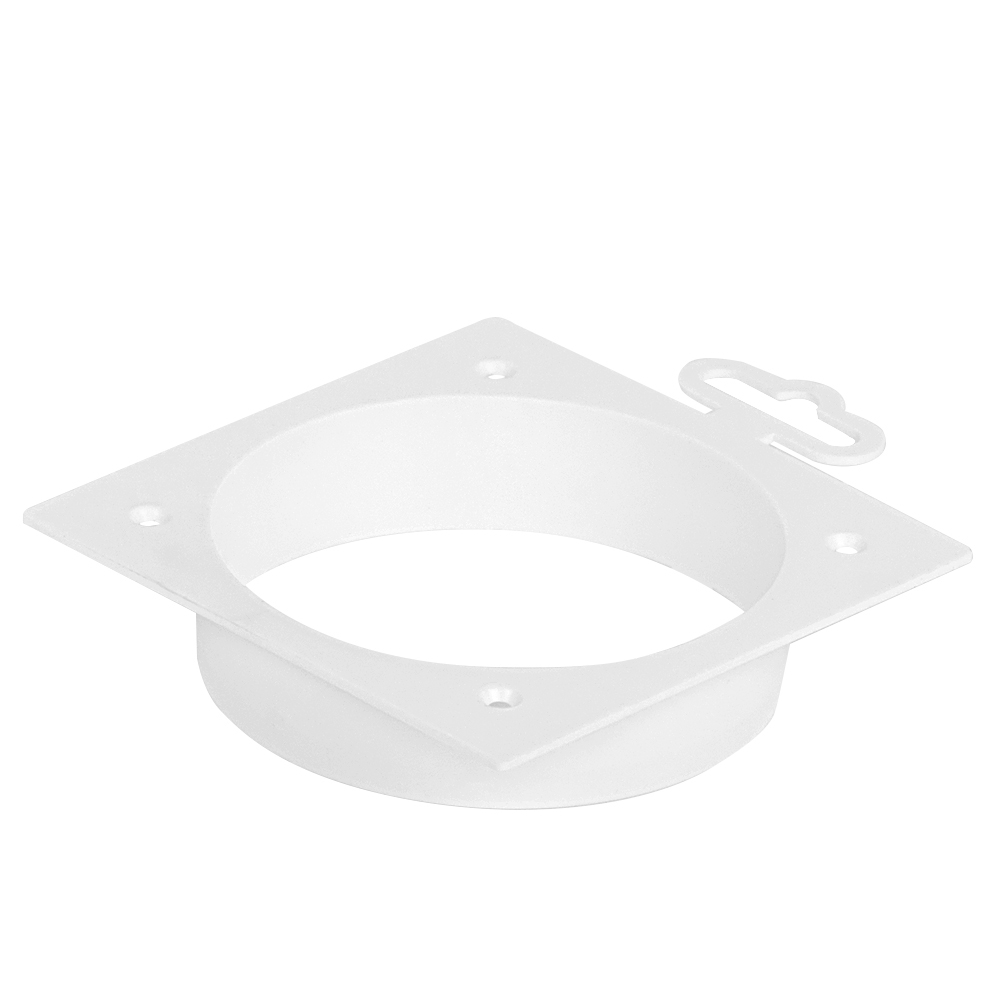 Накладка для круглых воздуховодов торцевая Era с фланцем d100 мм 113х113 мм