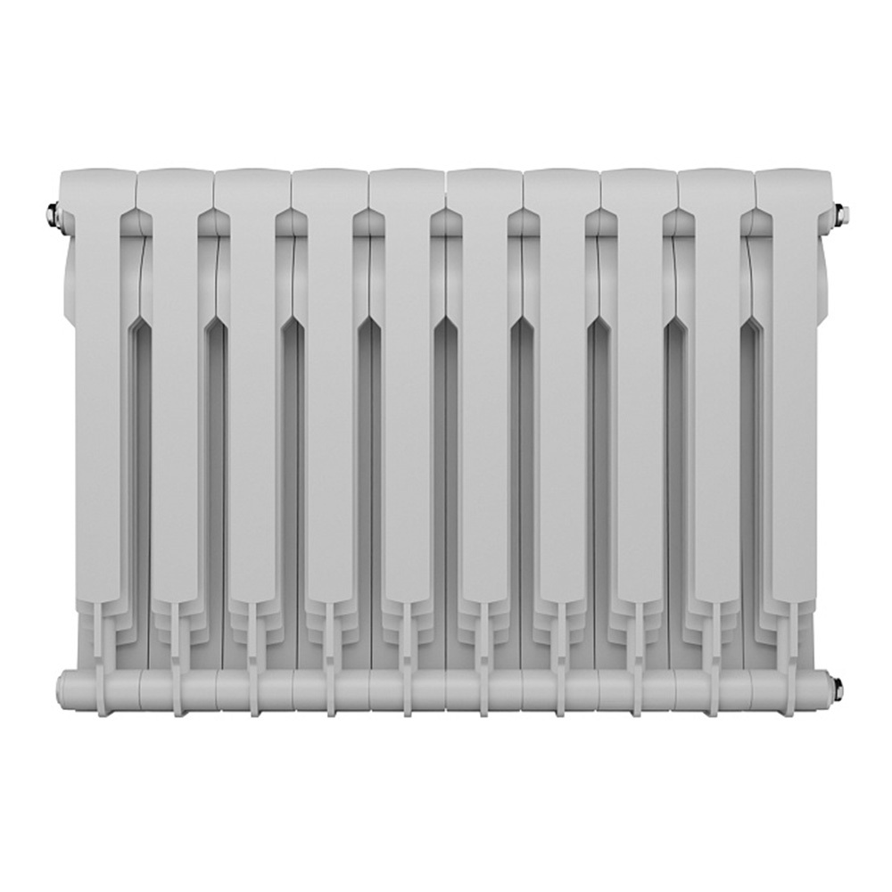 Радиатор биметаллический Royal Thermo BiLiner Bianco Traffico 500 мм 10 секций 1" боковое подключение белый