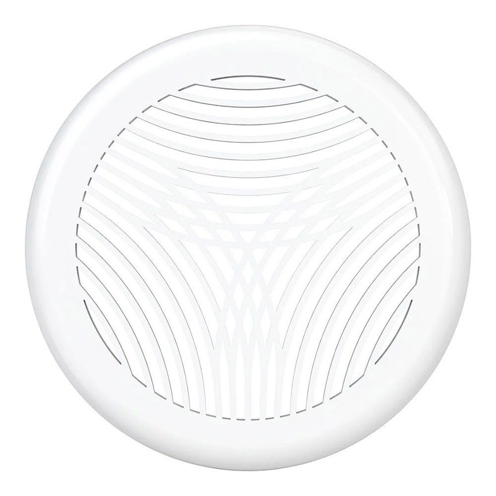 Решетка вентиляционная пластиковая приточно-вытяжная Era РПКФ d143 мм с фланцем d100 мм белая