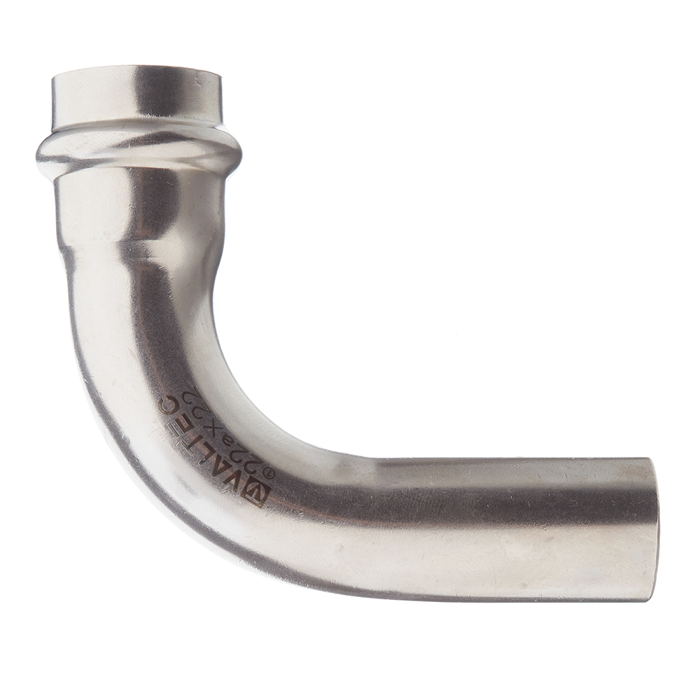 Угол VALTEC (VTi.950.I.002222) 90° 22 мм ВН нержавеющая сталь