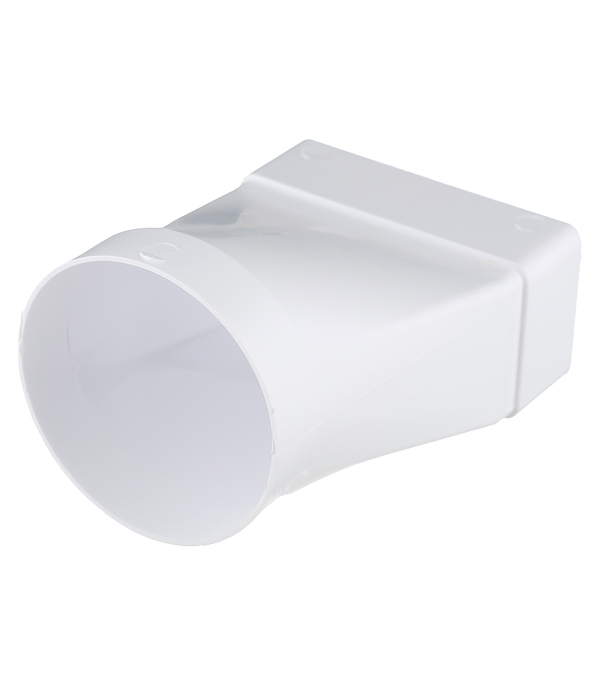 Соединитель эксцентриковый пластиковый для плоских воздуховодов 60х120 мм с круглыми d100 мм