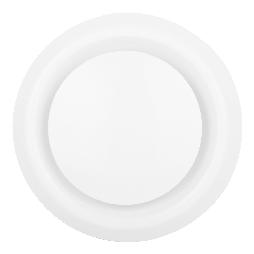 Анемостат приточно-вытяжной регулируемый Era с фланцем и стопорным кольцом d160 мм белый