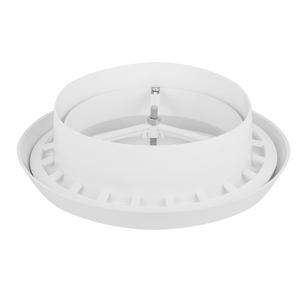 Анемостат приточно-вытяжной регулируемый Era с фланцем и стопорным кольцом d160 мм белый