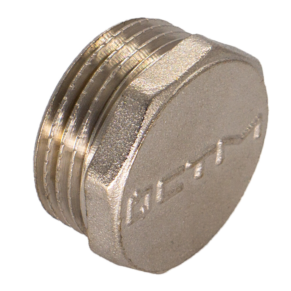 Заглушка 1 НР(ш) латунная