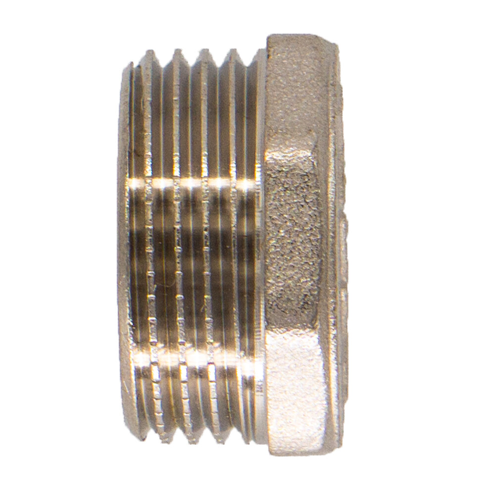 Заглушка 1 НР(ш) латунная