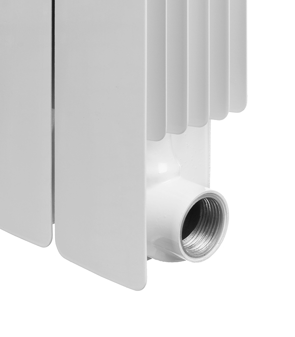 Радиатор биметаллический Rifar Base 350 мм 6 секций 1" боковое подключение белый