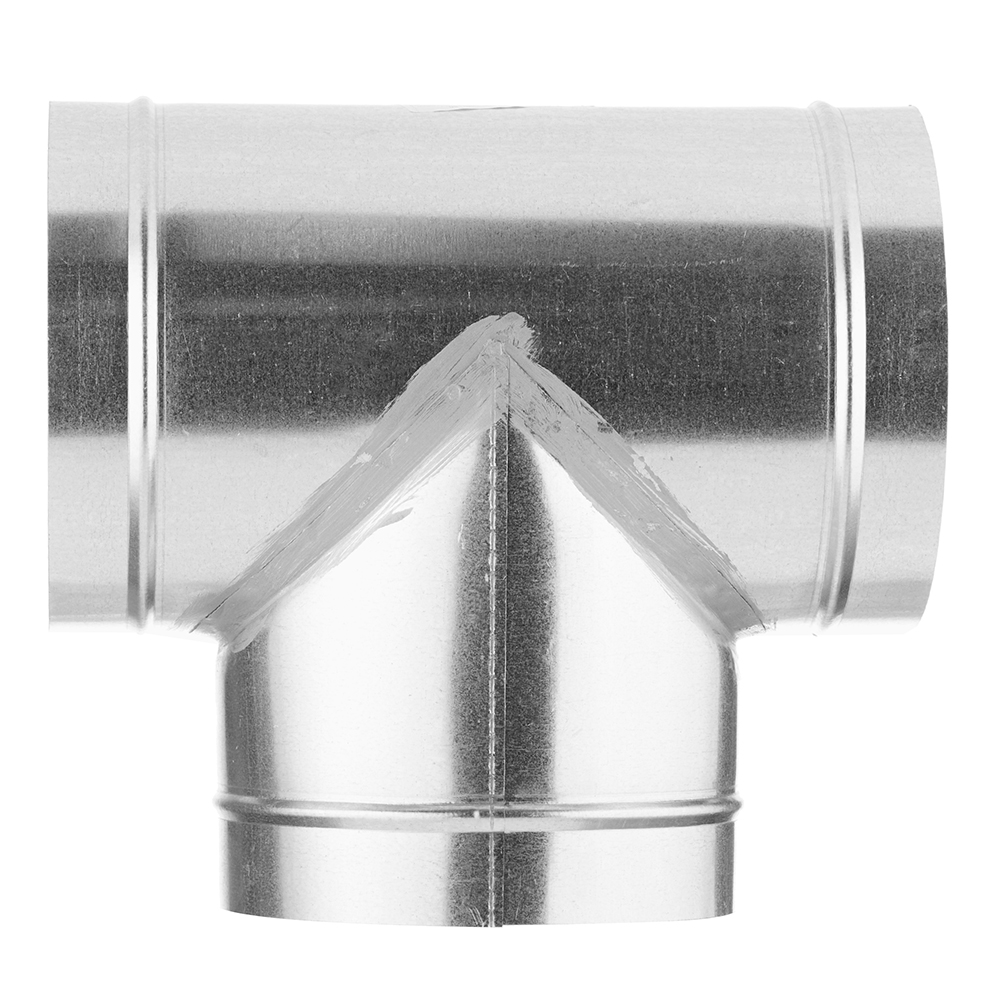 Тройник для круглых воздуховодов d160 мм 90° оцинкованный