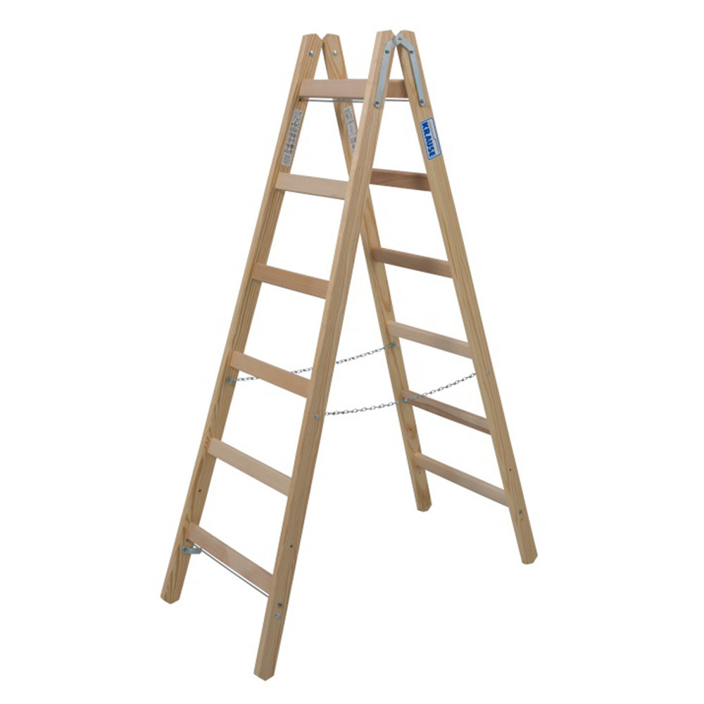 Стремянка деревянная 6 ступеней 1 м Krause