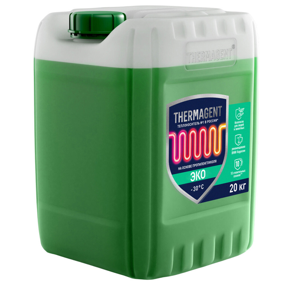 Теплоноситель Thermagent Eko -30 °С 20 кг на основе пропиленгликоля