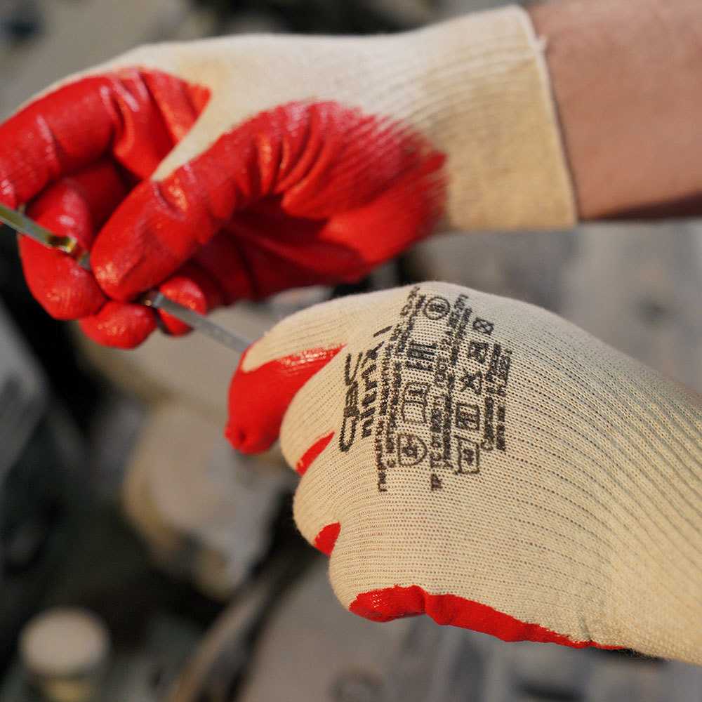 Перчатки х/б маслобензостойкие вспененный нитрильный латекс СВС Нитрикс 1 8 (М) (42-310)