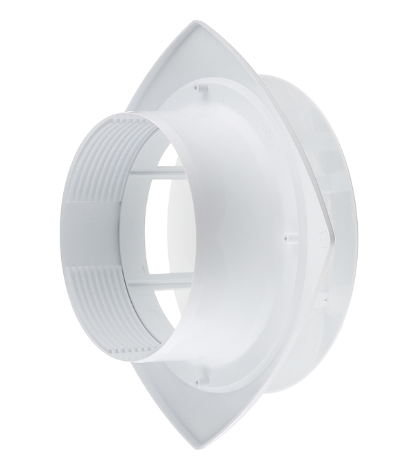 Анемостат вытяжной регулируемый Era с фланцем d160 мм белый