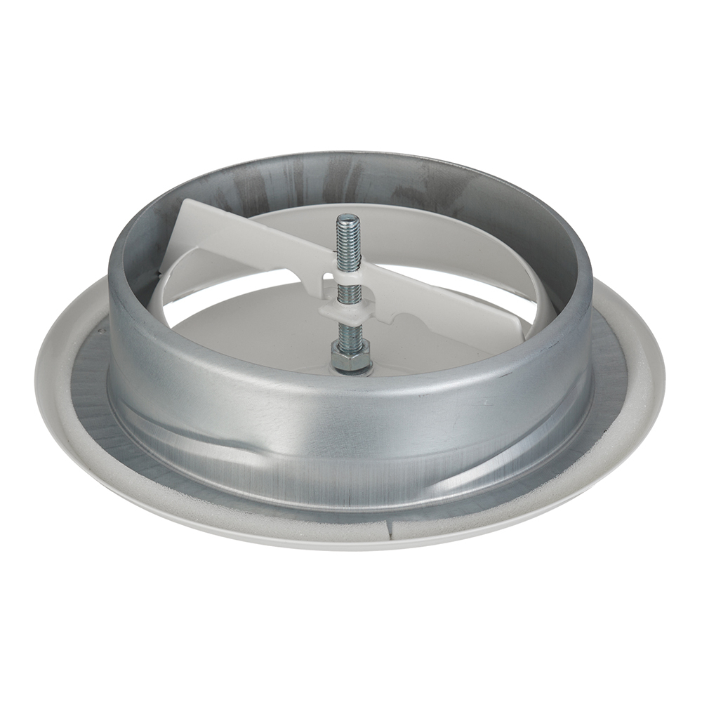 Анемостат приточно-вытяжной Era Pro регулируемый стальной с полимерным покрытием d160 мм белый