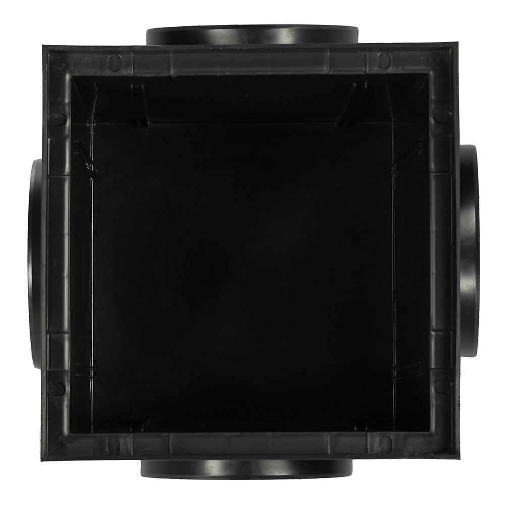 Дождеприемник пластиковый 300х300 мм Standartpark Polymax Basic черный