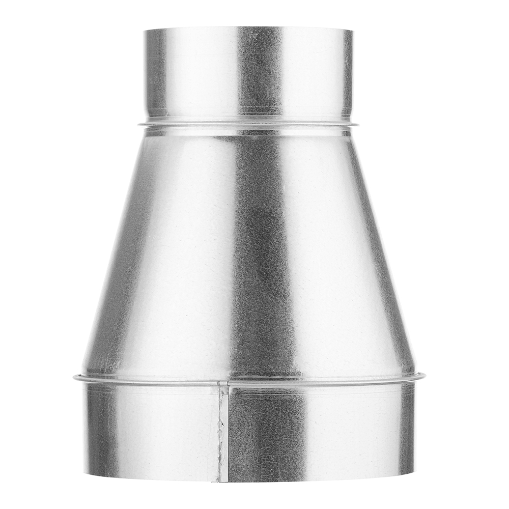 Переход с круглых воздуховодов d160 мм на круглые d100 мм оцинкованный