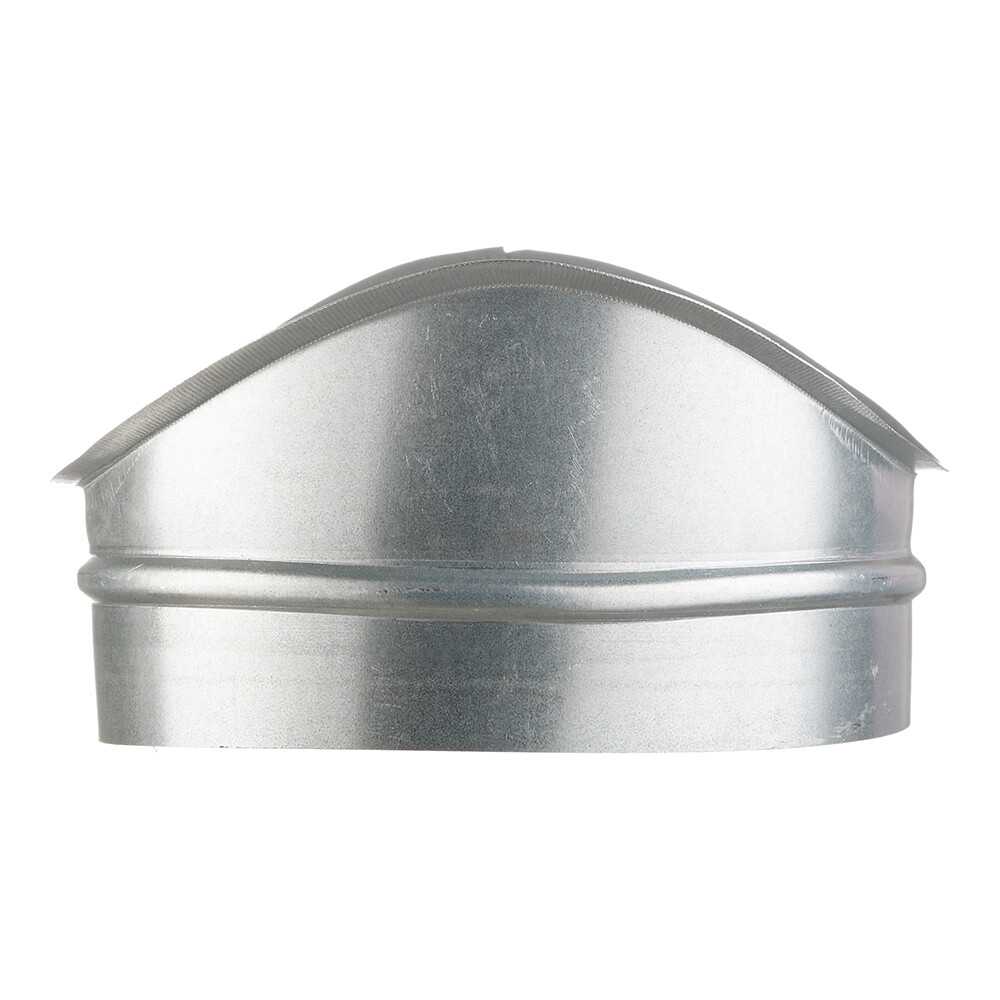 Врезка для круглых воздуховодов d200х160 мм оцинкованная