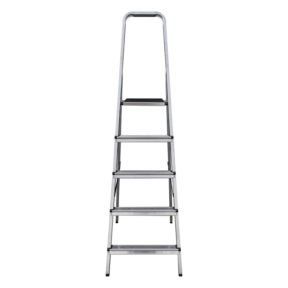 Стремянка алюминиевая 5 ступеней 80 мм 1,04 м Hesler