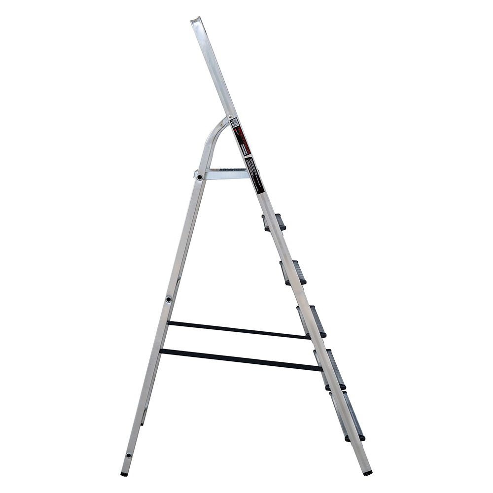 Стремянка алюминиевая 6 ступеней 80 мм 1,26 м Hesler