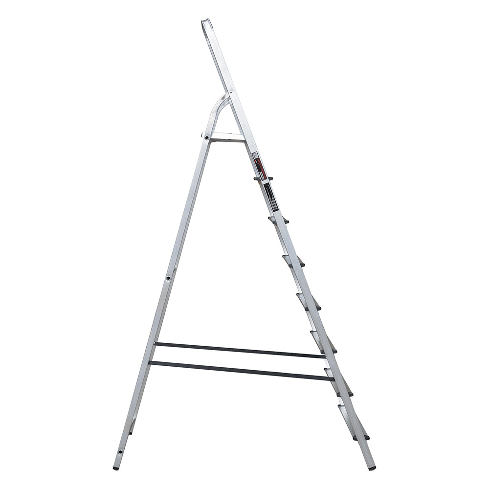 Стремянка алюминиевая 8 ступеней 80 мм 1,7 м Hesler