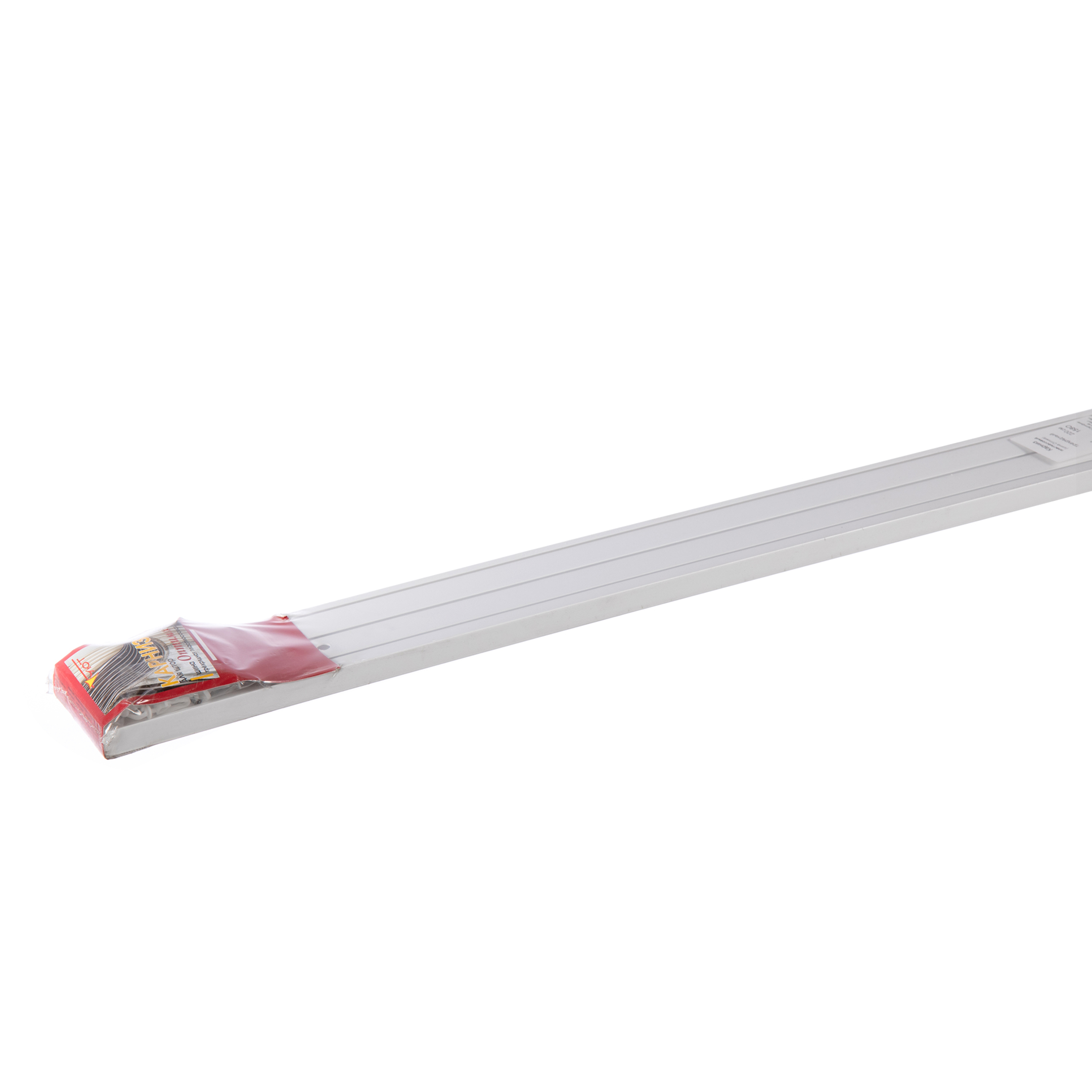 Карниз потолочный пластмассовый трехрядный 200 см белый