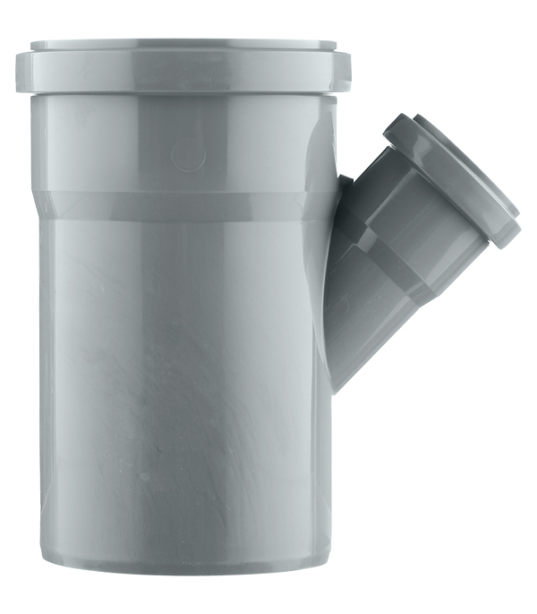 Тройник Ostendorf HTEA d110х50 мм 45° пластиковый для внутренней канализации (115220)