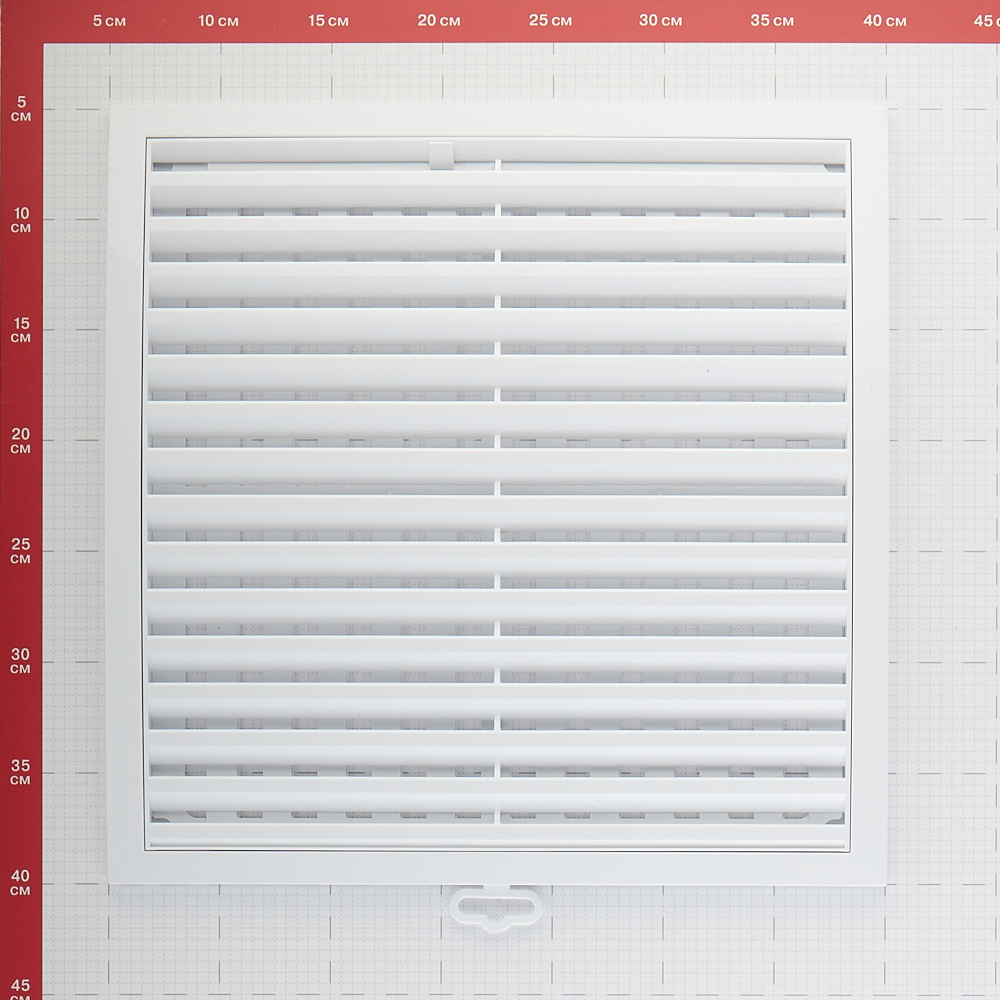 Решетка вентиляционная пластиковая приточно-вытяжная Era РРП 350х350 мм регулируемая белая