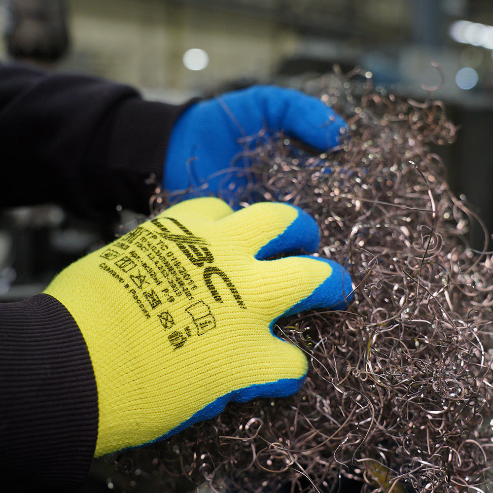 Перчатки акриловые с латексным обливом утепленные СВС Рубифрост Рельеф 9 (L)