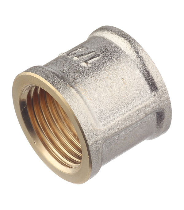 Муфта 1/2 ВР(г) х 1/2 ВР(г) латунная
