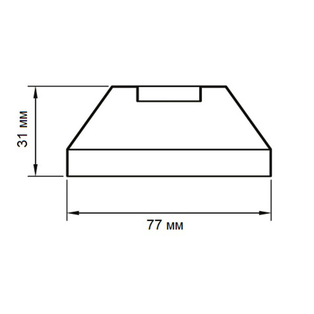 Отражатель декоративный для полотенцесушителя 3/4 d77 мм высокий хром