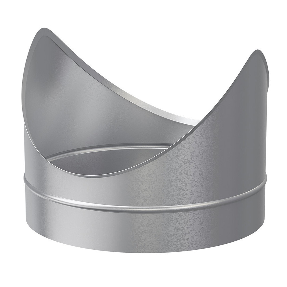 Врезка для круглых воздуховодов d315х315 мм оцинкованная