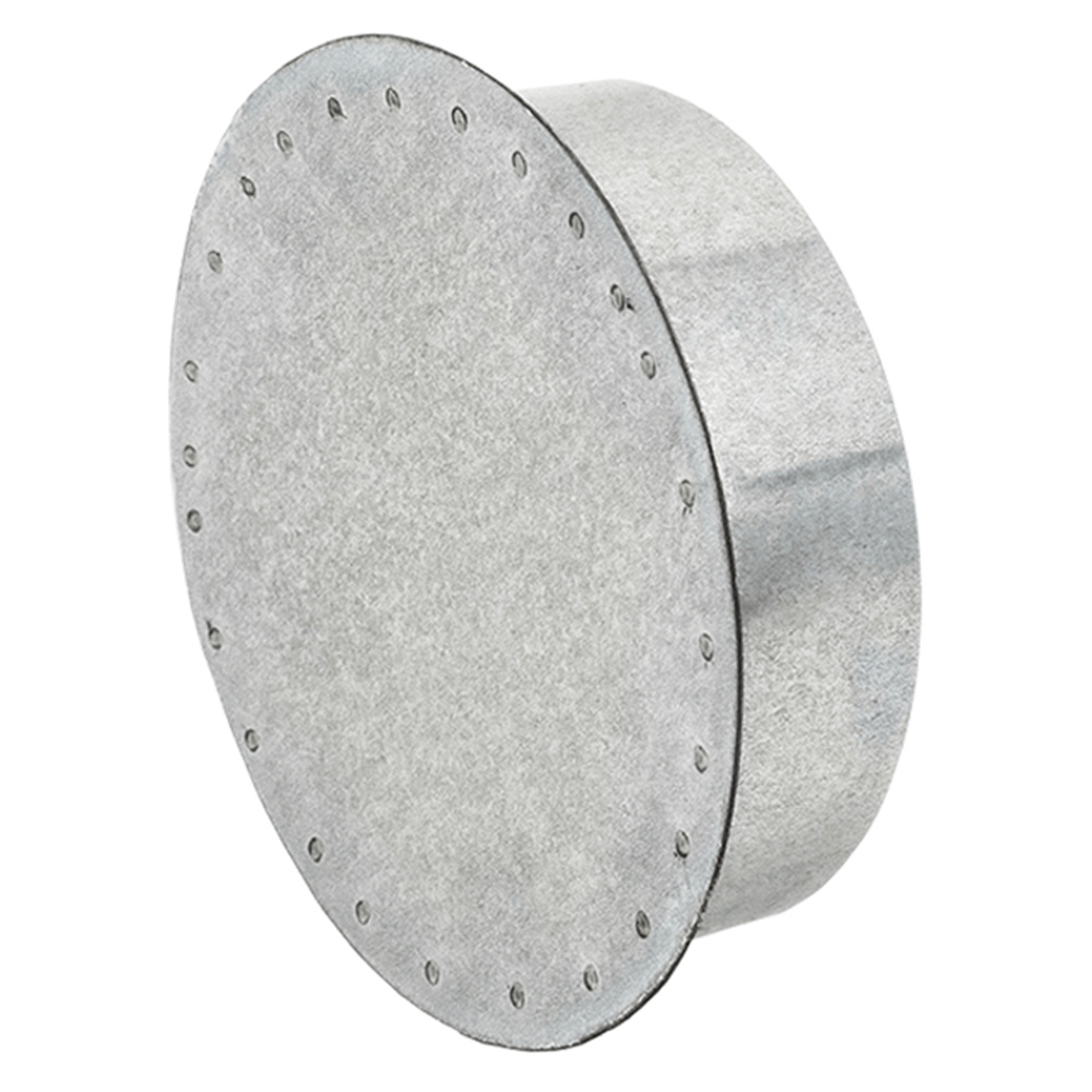 Заглушка оцинкованная d125 мм