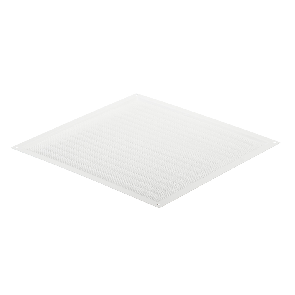 Решетка вентиляционная стальная Era 300х300 мм с сеткой белая