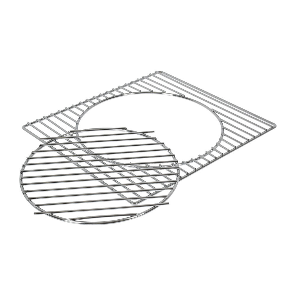 Решетка-гриль с подставкой для казана Boyscout высококачественная сталь с пищевым покрытием 41х0,5х36 см