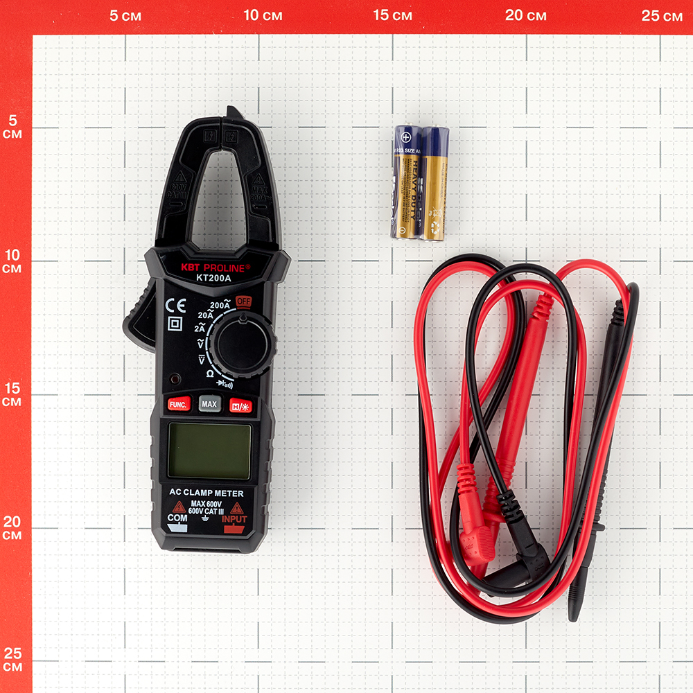 Клещи токовые КВТ ProLine KT 200A (79129)