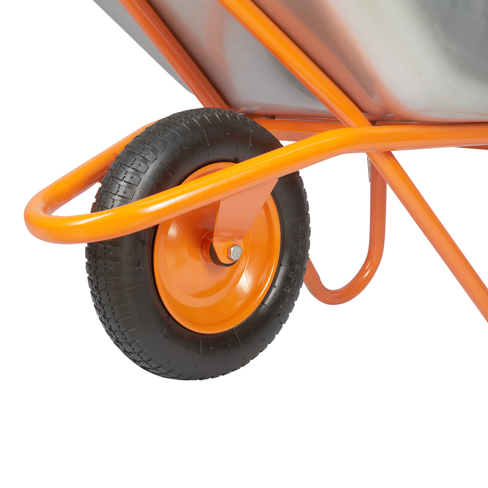 Тачка садово-строительная одноколесная Строймаш 90 л 170 кг (17031/17011)