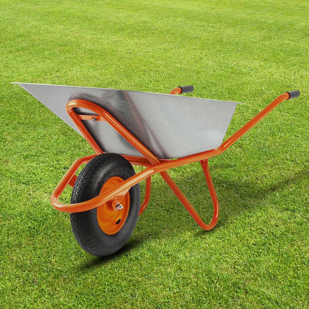 Тачка садово-строительная одноколесная Строймаш 90 л 170 кг (17031/17011)