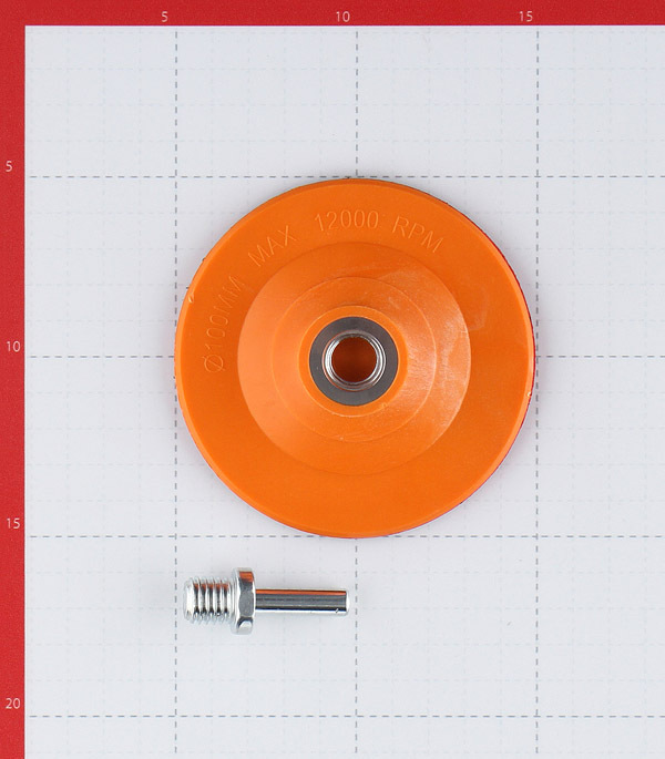 Тарелка опорная для УШМ и дрели Trio-Diamond d100 мм