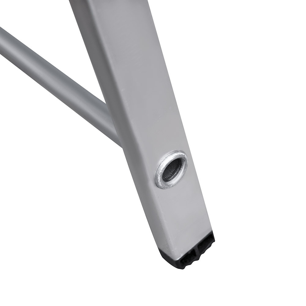 Стремянка алюминиевая 7 ступеней 130 мм с лотком органайзером 1,47 м Новая высота