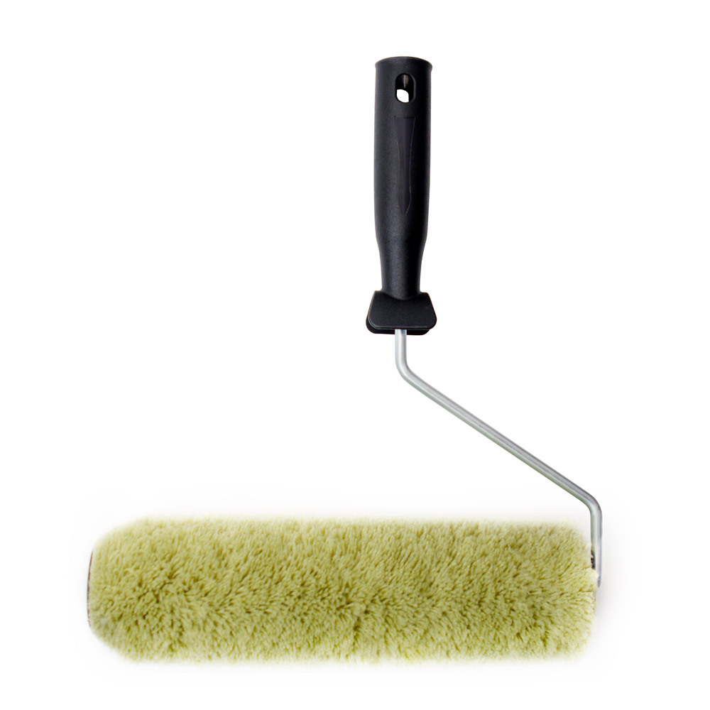 Валик полиакрил 250 мм стержень 6 мм d42 мм ворс 18 мм для водной основы с ручкой Hesler Leipzig