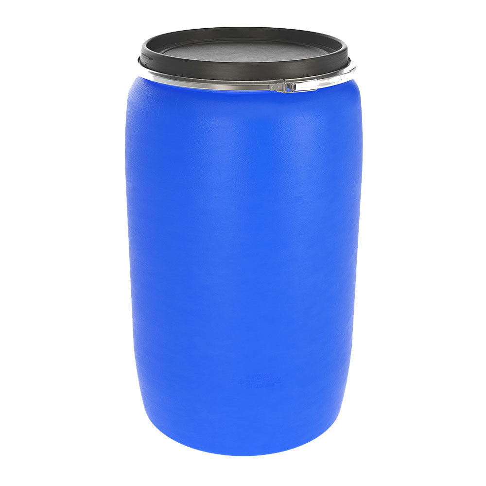 Бочка для жидких/сыпучих веществ ЗТИ Опен Топ 227 л полиэтиленовая широкая горловина