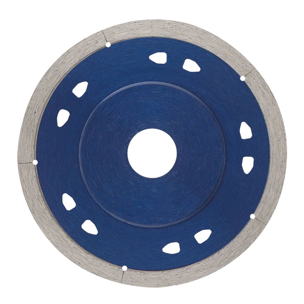 Диск алмазный по керамограниту Hilberg Extra Thin 125x22,2x1,1 мм сплошной ультратонкий сухой рез (HM420)