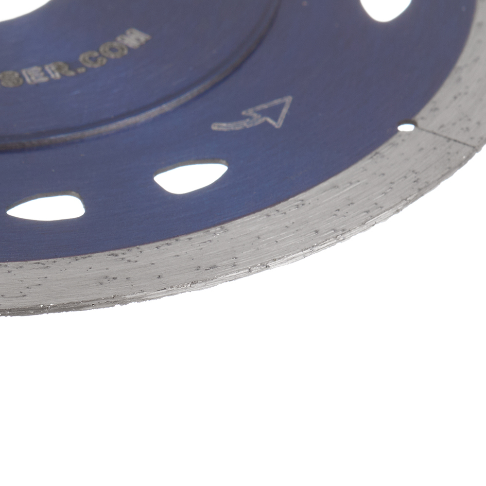 Диск алмазный по керамограниту Hilberg Extra Thin 125x22,2x1,1 мм сплошной ультратонкий сухой рез (HM420)