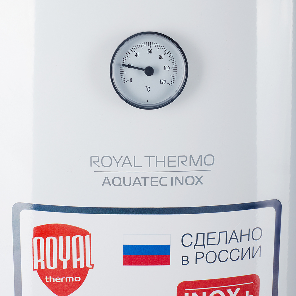Водонагреватель накопительный Royal Thermo Aquatec Inox RTWX 200 косвенного нагрева 200 л 35 кВт напольный вертикальный