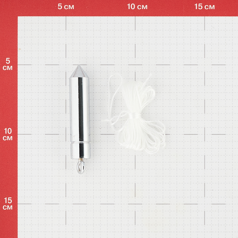 Отвес строительный цилиндрический 100 г Hesler