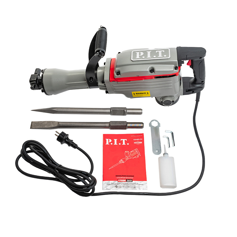 Отбойный молоток электрический P.I.T. GSH65-C4 1700 Вт 42 Дж HEX 30