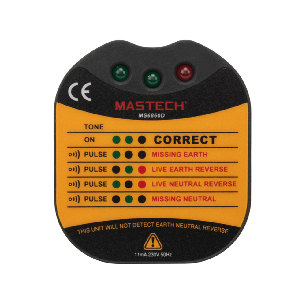Тестер Mastech MS6860D розеток (13-1260)