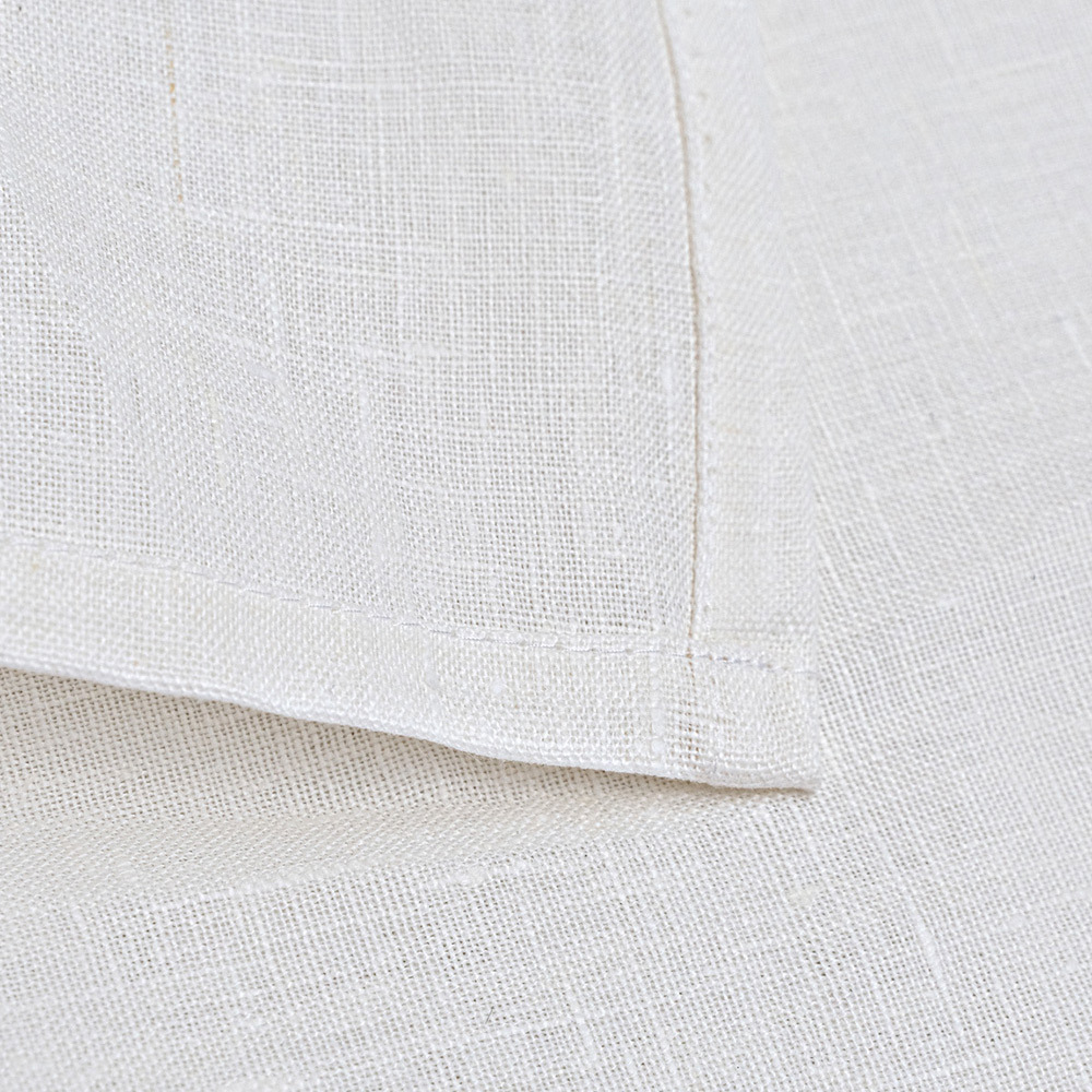 Штора лен белая 145х300 см Rusby Лен (ТТ-00259500)