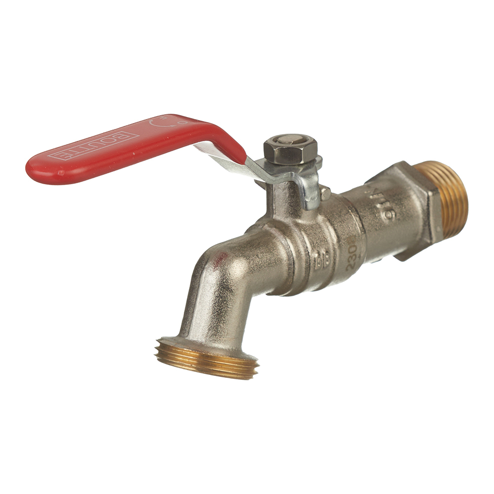 Кран шаровой 1/2 х 3/4 Профитт латунный (2104213)