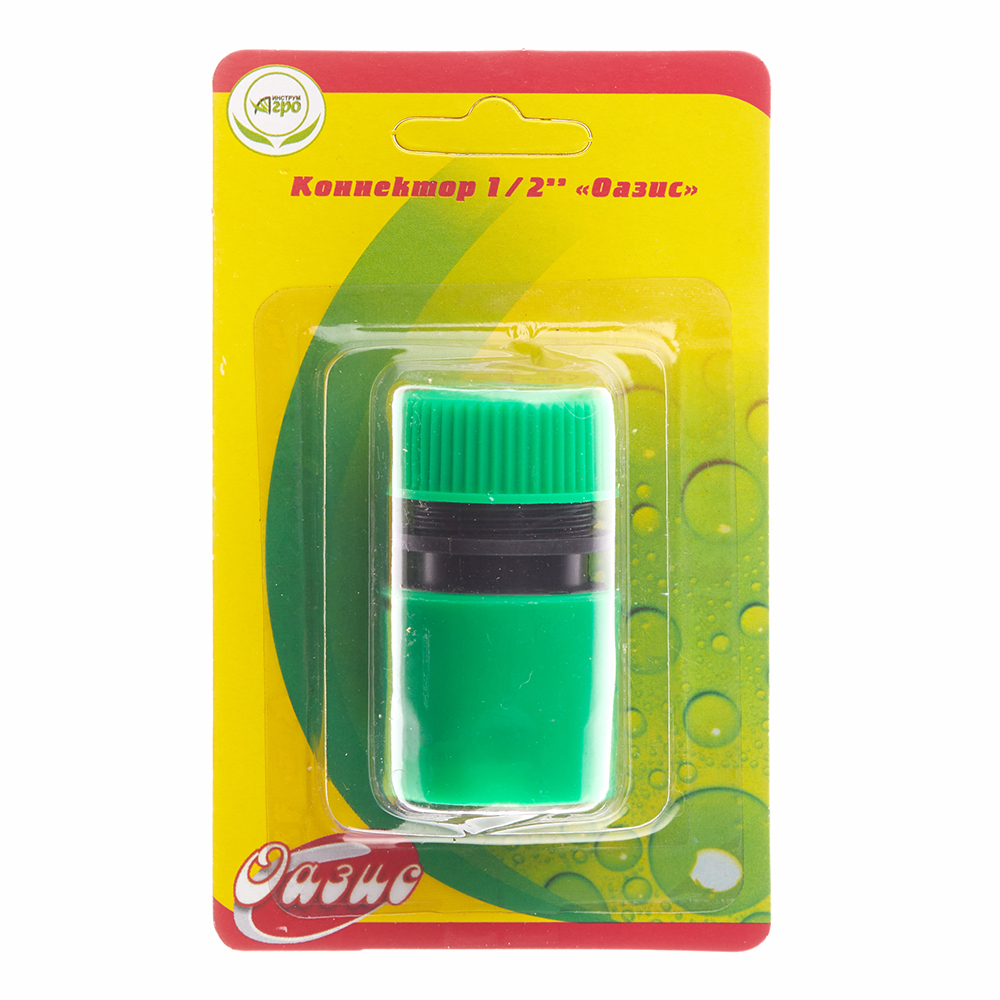Коннектор 1/2 для шланга Оазис пластиковый (011832)